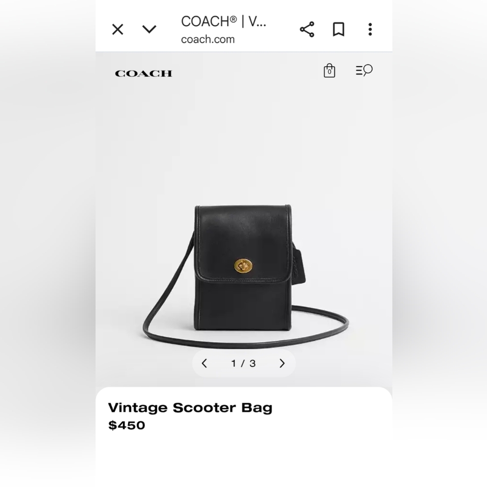 😍 Ultra rare Vintage Coach Scooter Mystery Blue w/ Nickel HW! - Picture 9 of 10